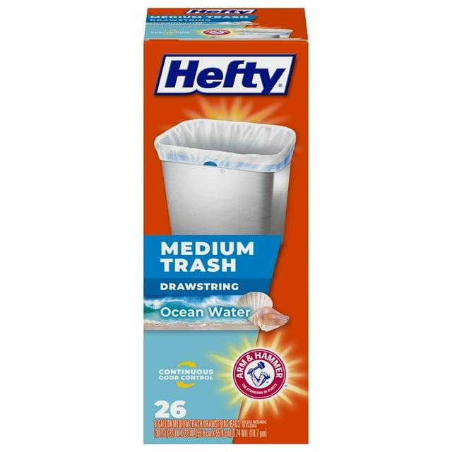 Hefty Ocean Water Trash Bag - Medium - 26ct