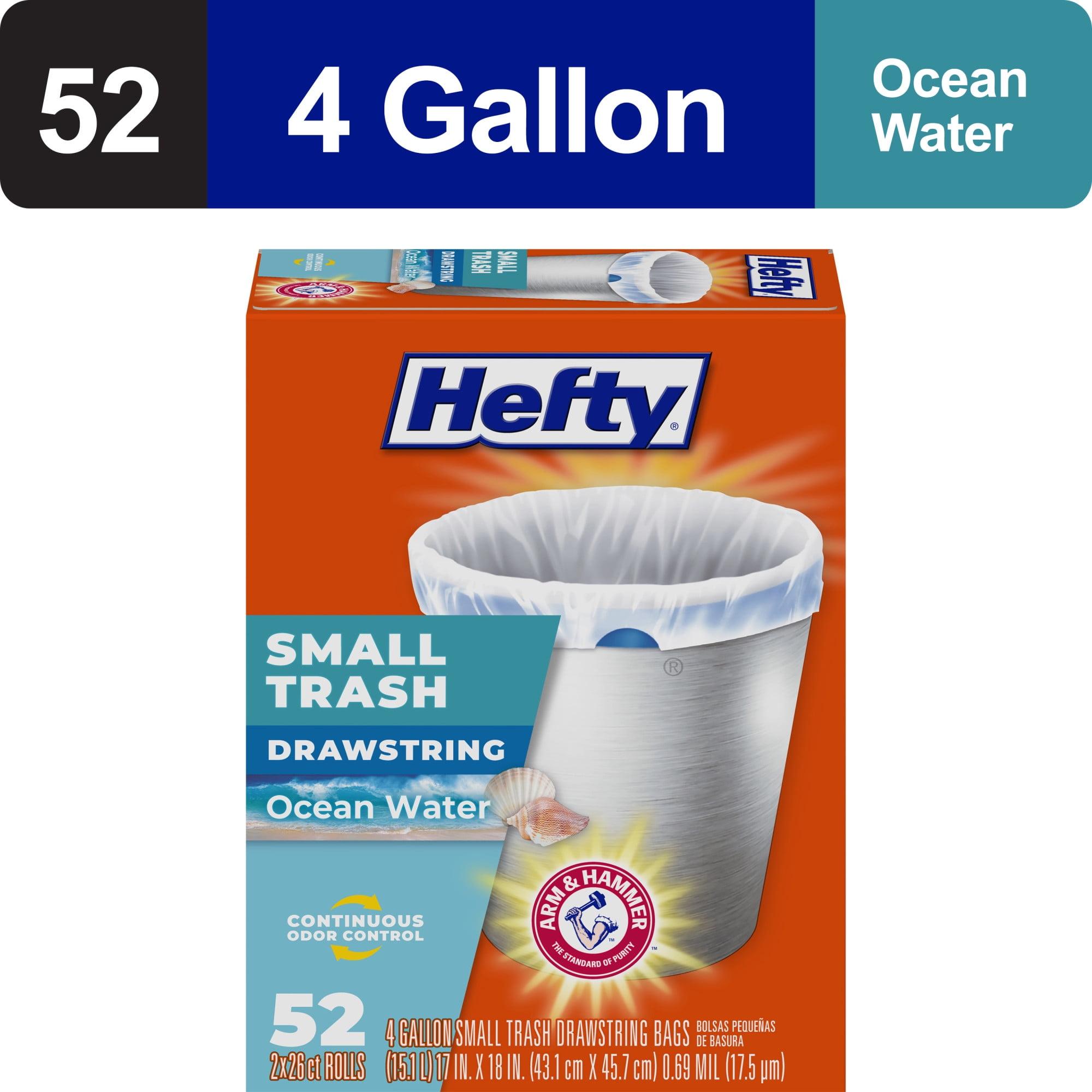 Hefty Ocean Water Trash Bag - Small - 52ct