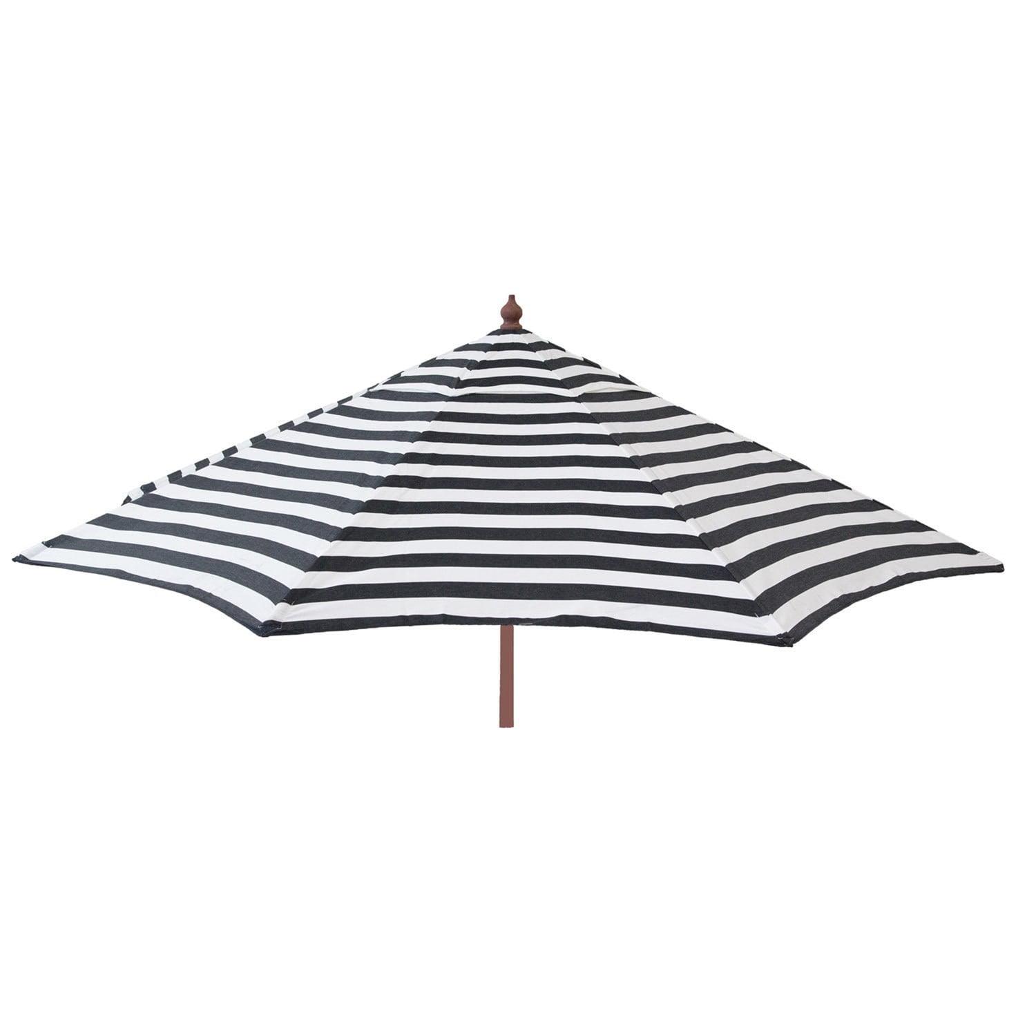 Heininger Holdings LLC 9' Classic Wood Market Umbrella