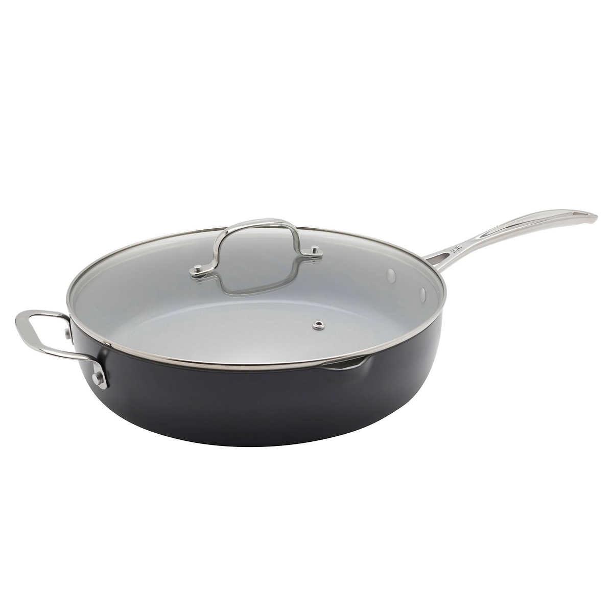 Henckels 5-Quart Nonstick Aluminum Saute Pan with Lid