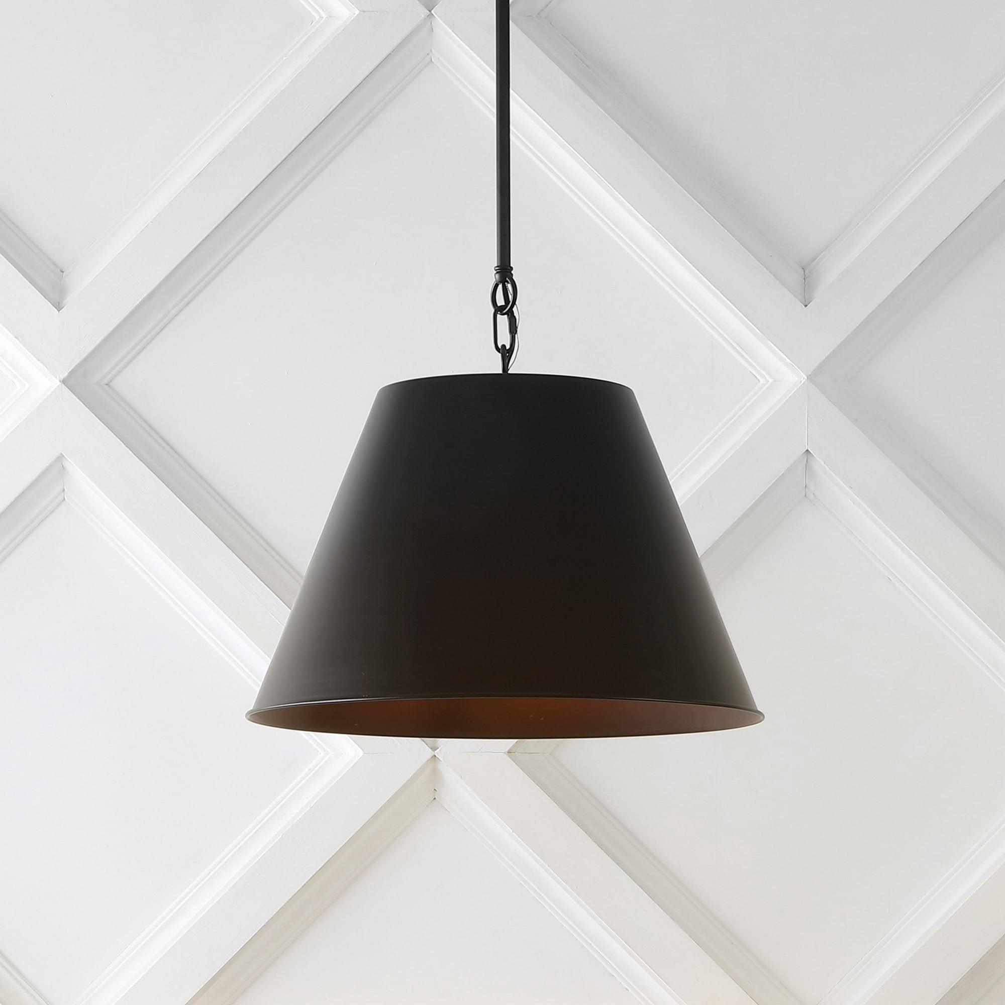 Henry 18" Industrial Farmhouse LED Pendant in Oil-Rubbed Bronze