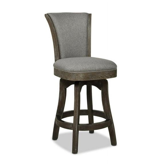 Brainly 27 inches Armless Swivel Counter Height Bar Stool