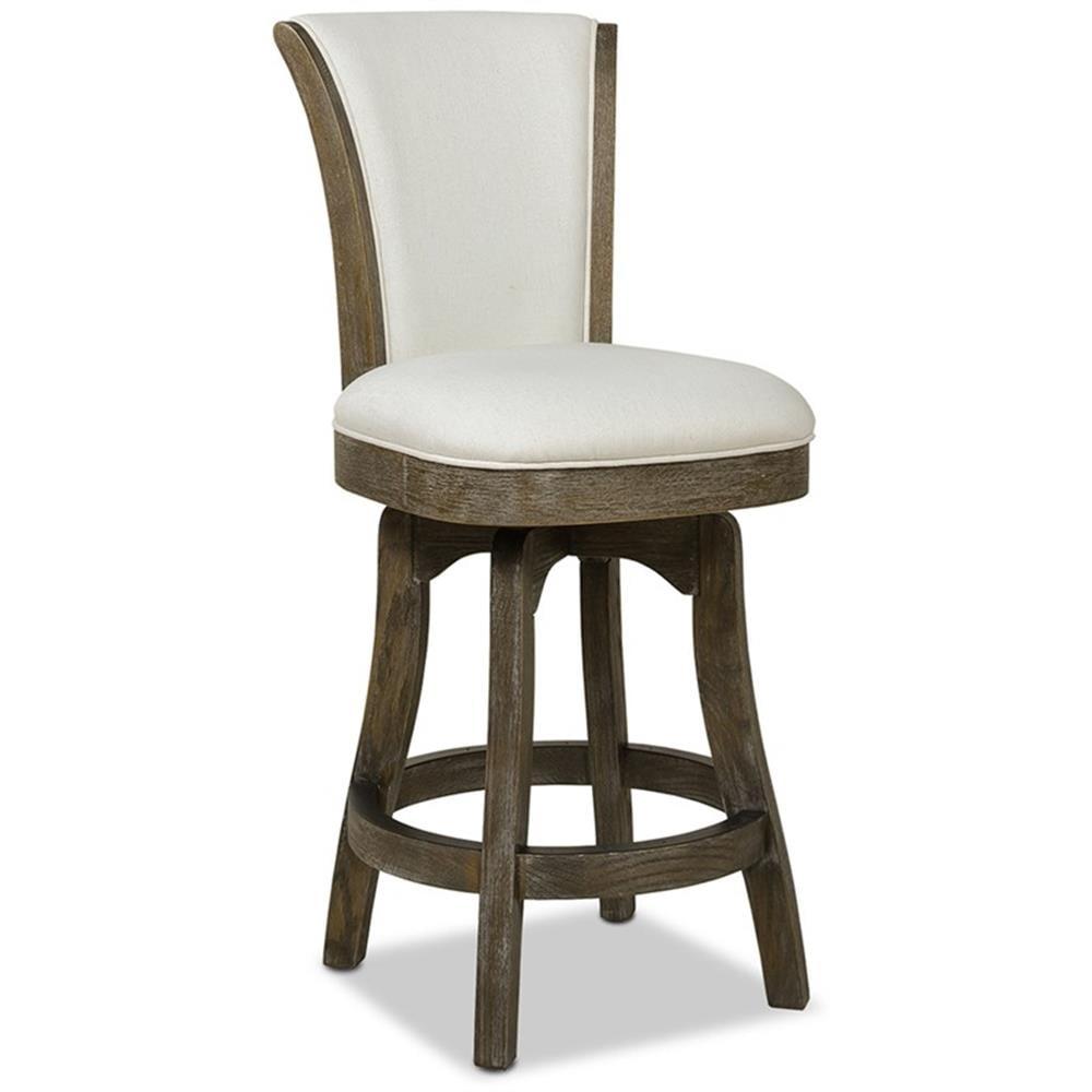 Brainly 27 inches Armless Swivel Counter Height Bar Stool