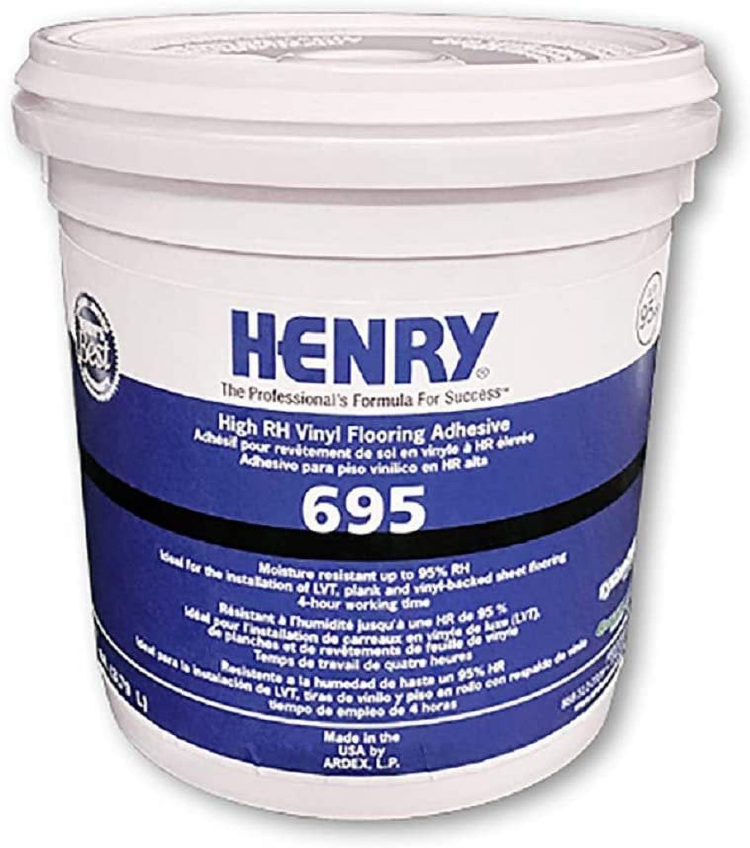 Henry 695 Off-White High Strength Vinyl Flooring Adhesive, 1 Gallon