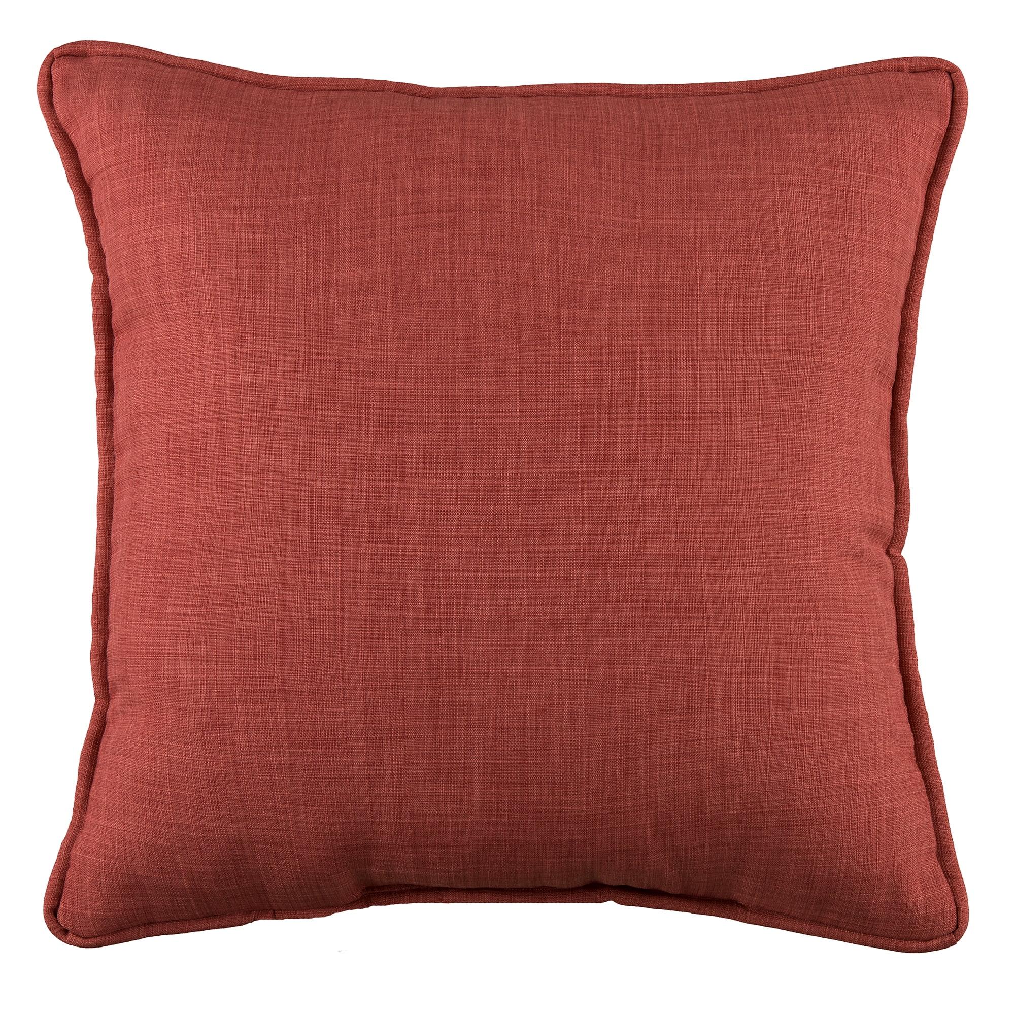 Hepworth Textured Pink Cotton Square Pillow