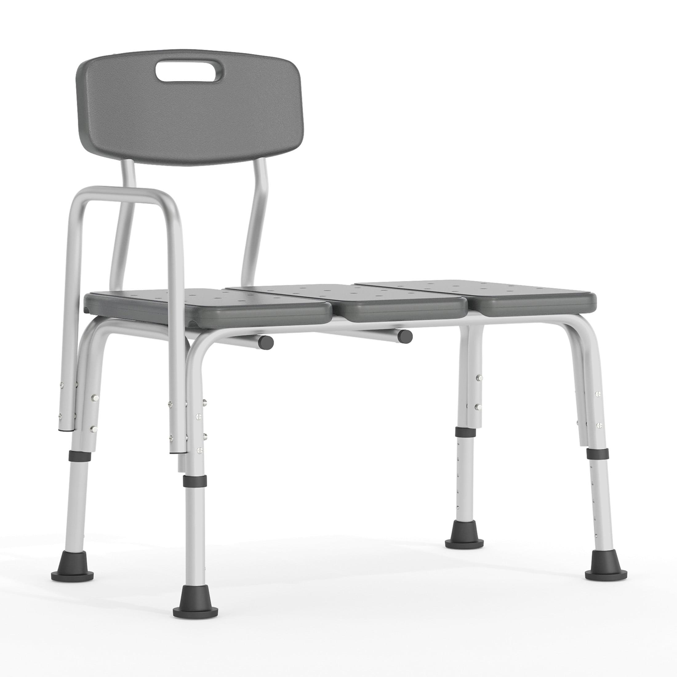 Phoebe Aluminum Height Adjustable Medical Shower Transfer Bench