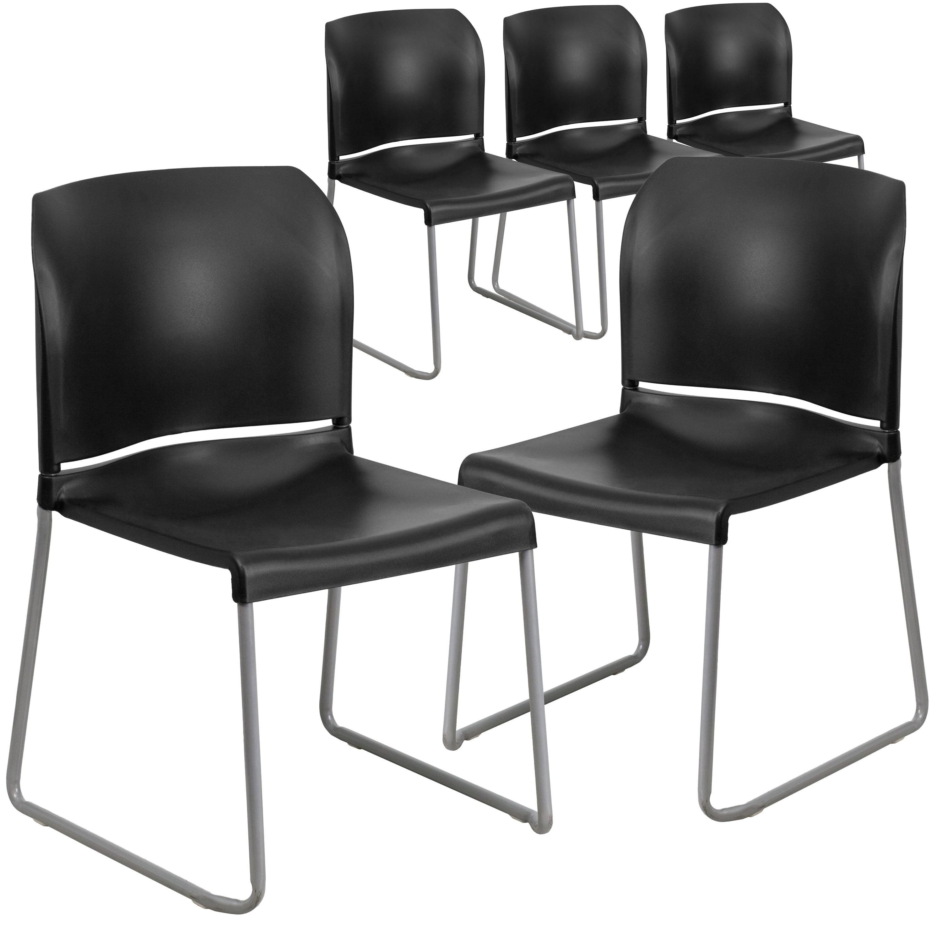 Brielle Contoured Sled Base Stackable Waiting Room Chairs