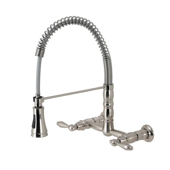 Gourmetier Pull-Down Kitchen Faucets With Brushed Nickel Finish GS1248AL