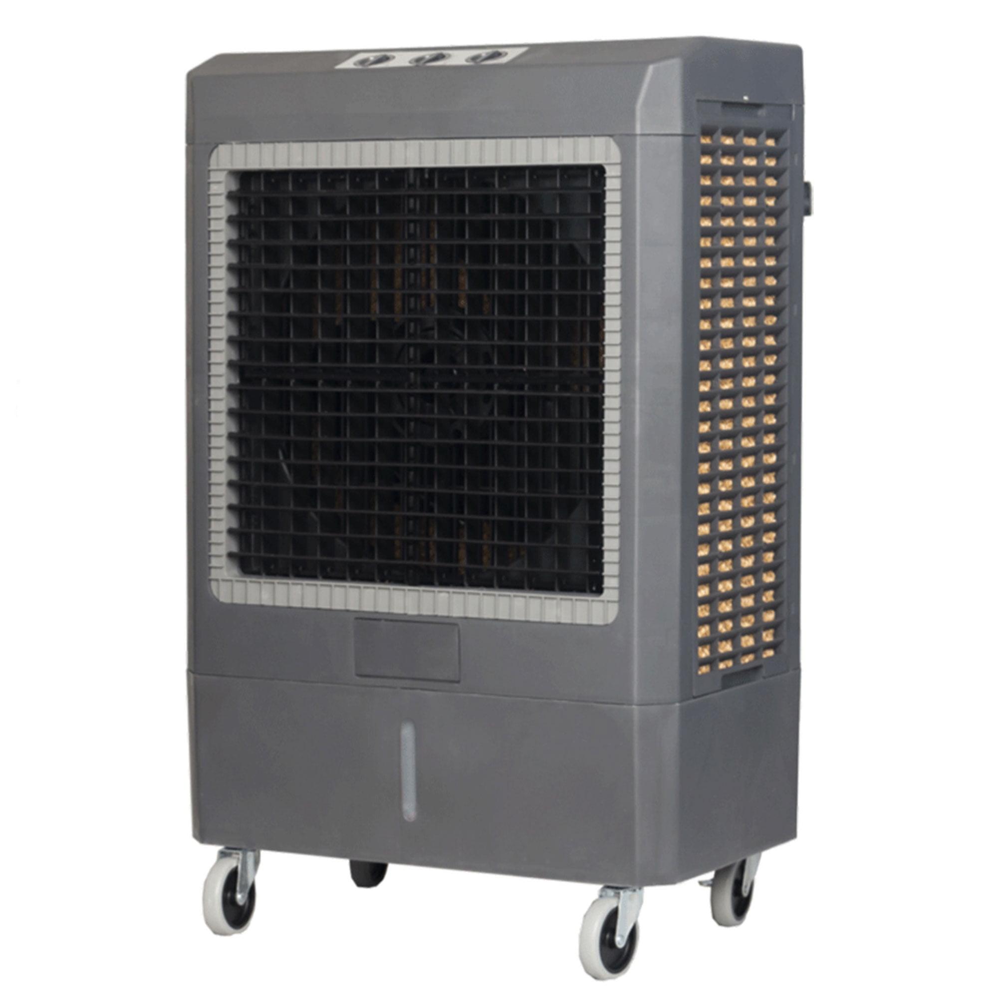 Gray Portable Outdoor Evaporative Air Cooler with Humidifier