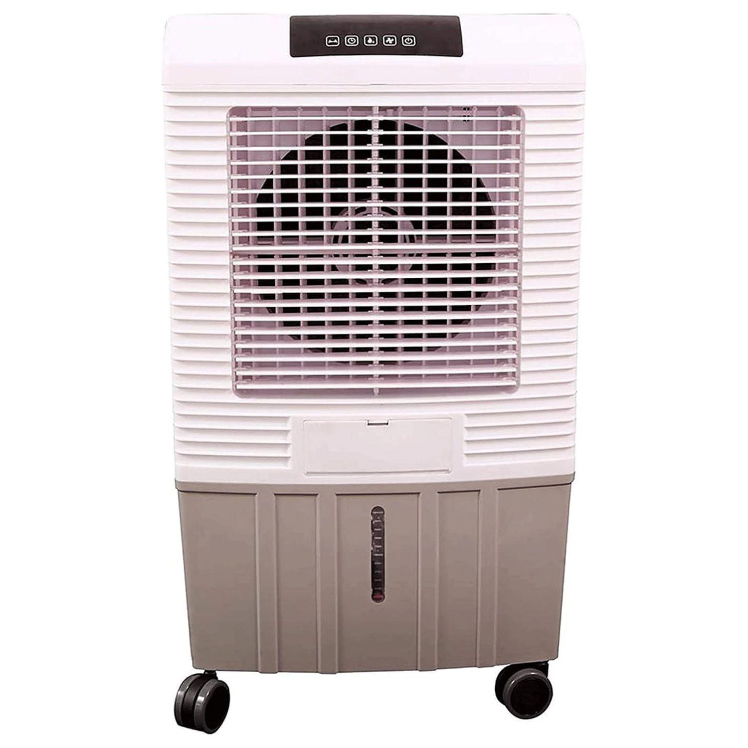 White and Gray Outdoor Portable Evaporative Cooler with Remote Control