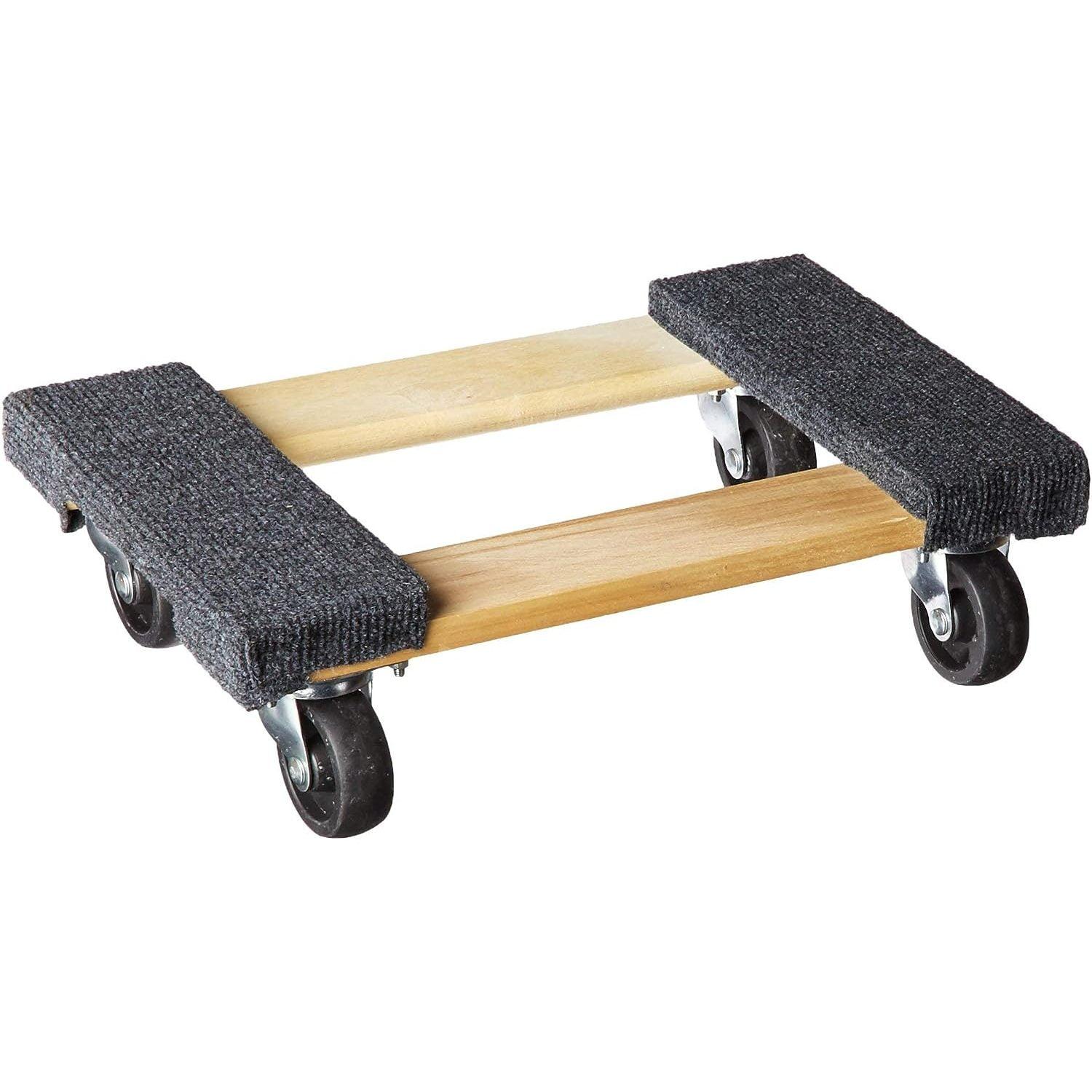 Hardwood and Carpeted Flat Dolly with 1000 lbs Capacity