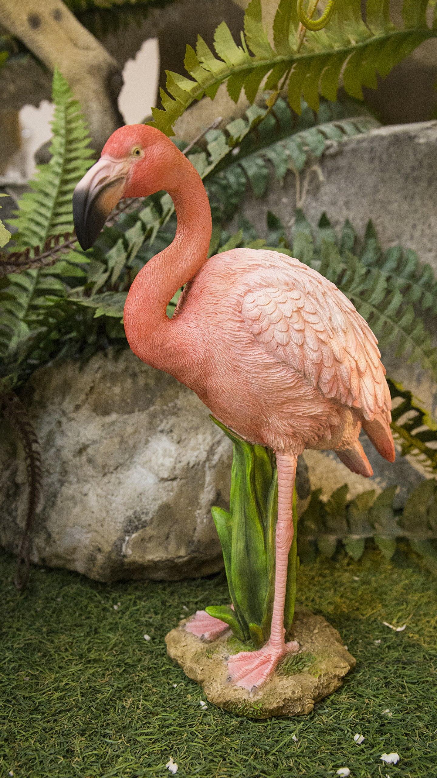 Flamingo Standing Statue