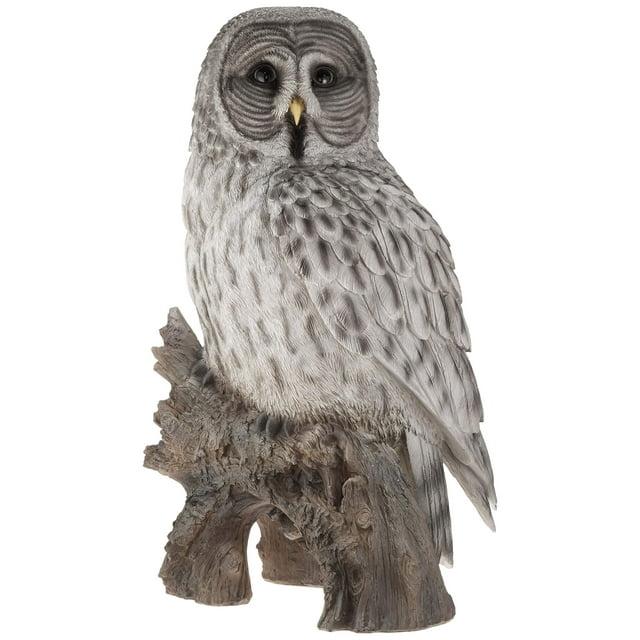 Hi-Line Gift Ltd. Owl on Stump Statue