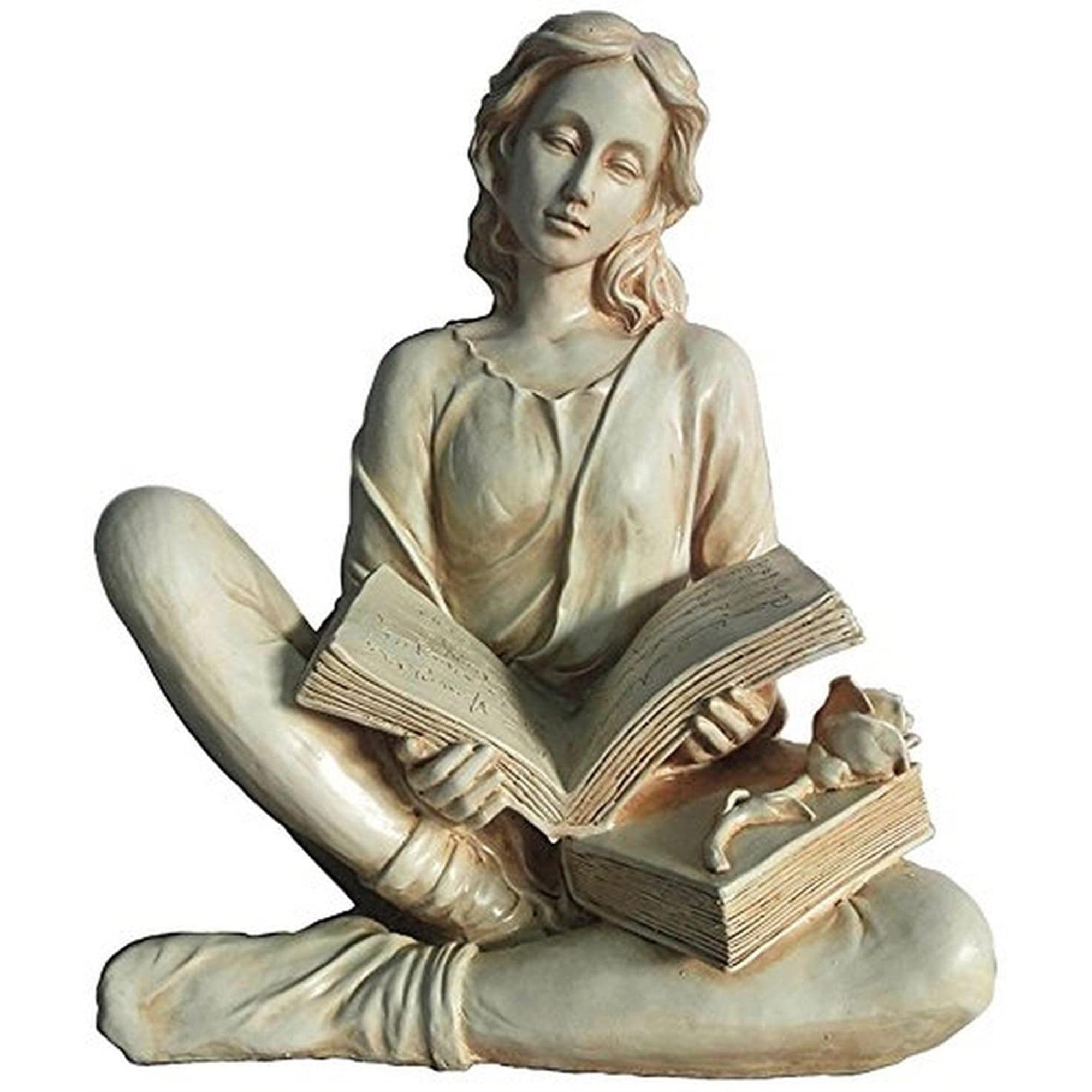 Hi-Line Gift Ltd. Reading Lady Statue