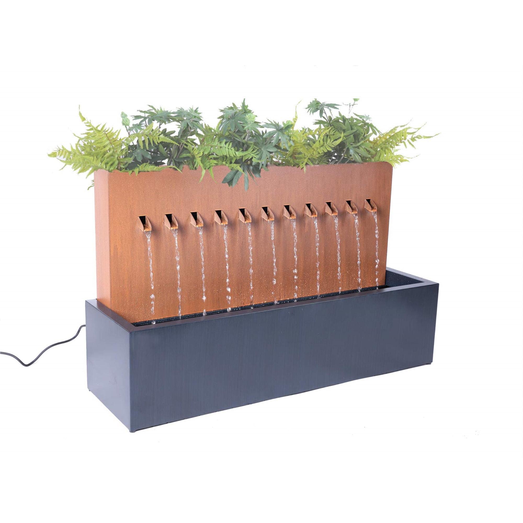 Hi-Line Gift Ltd. Metal Weather Resistant Floor Fountain