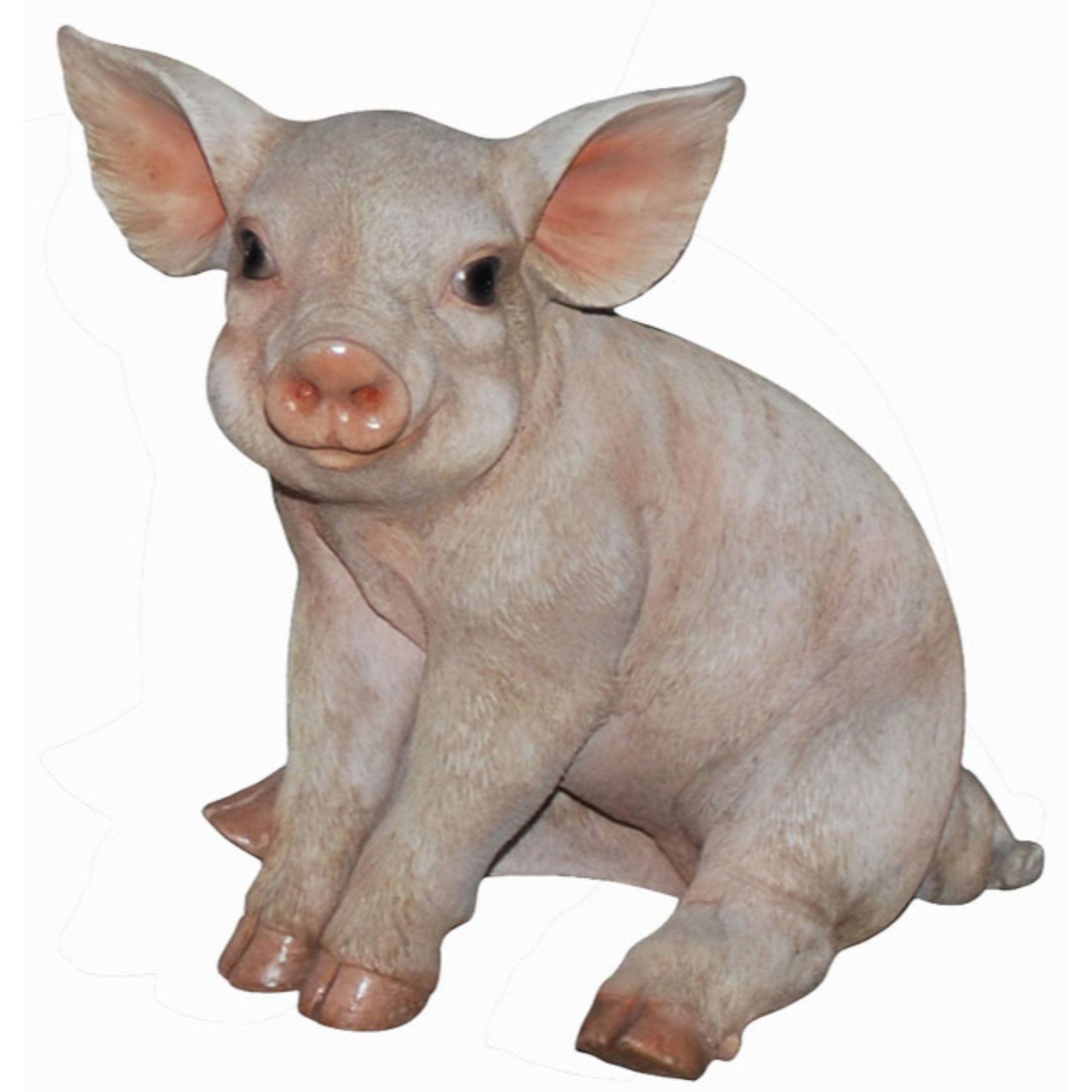 Seated Pig Figurine