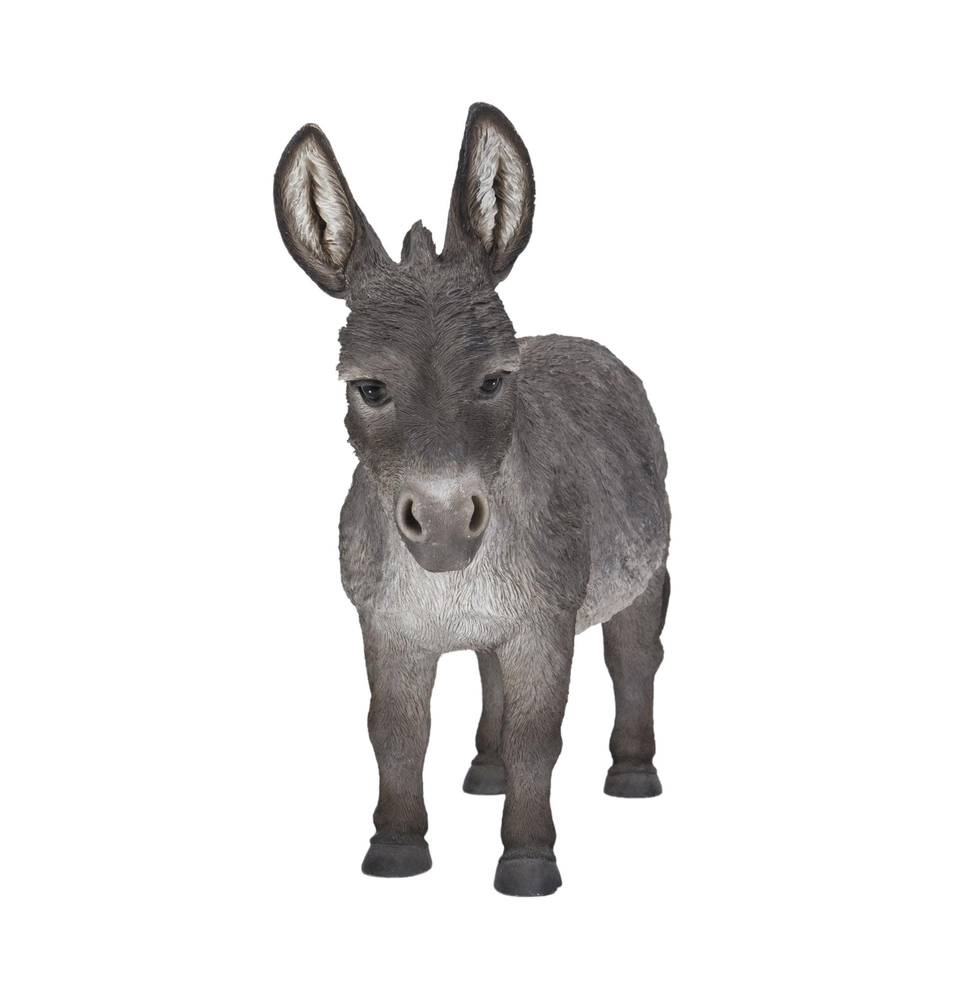 Hi-Line Gifts 18.5" Standing Donkey Outdoor Garden Statue