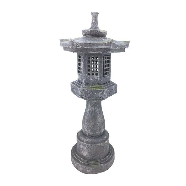 38In Grey Stone Pagoda Lantern