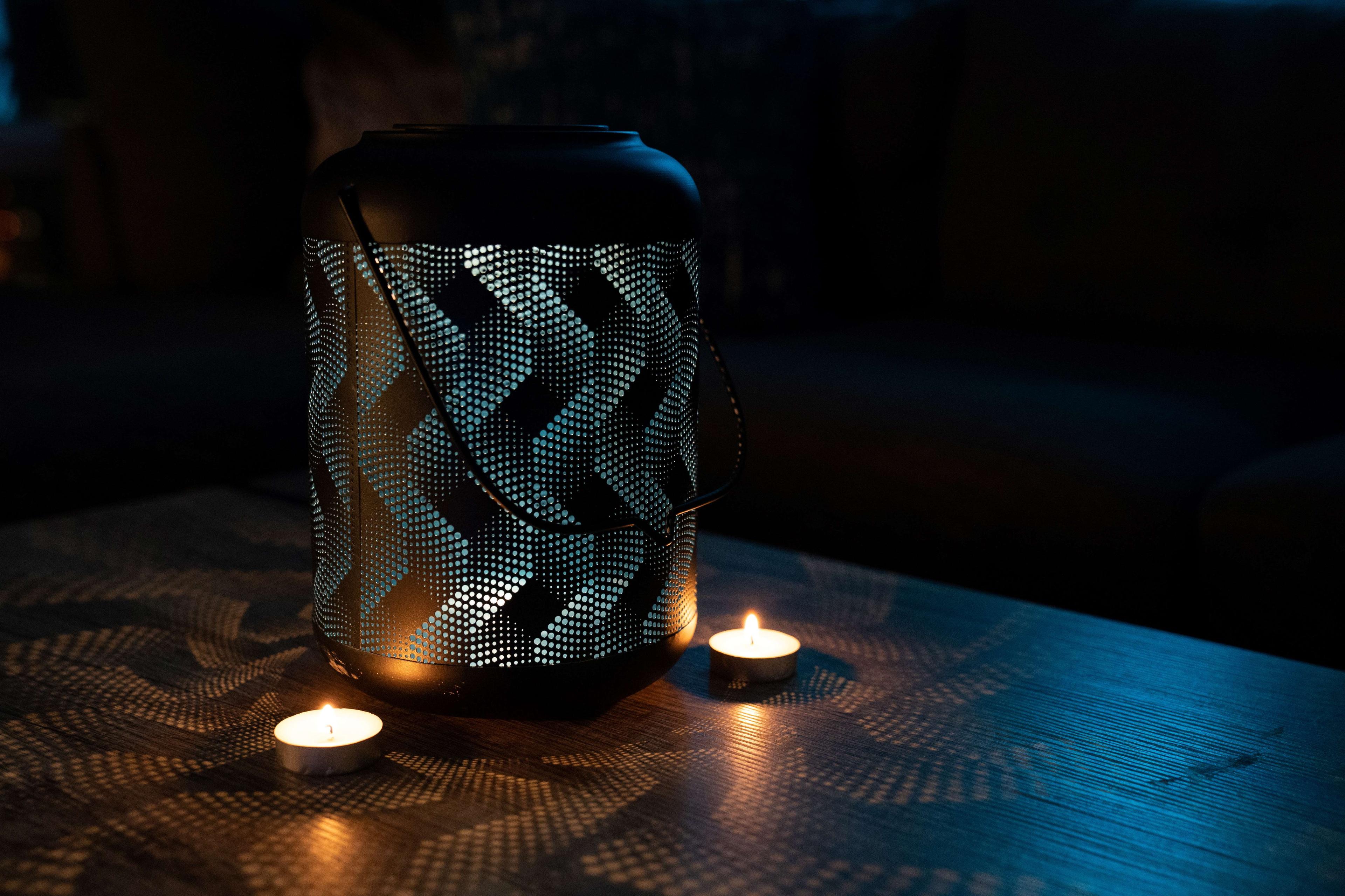 Hi-Line Gift Ltd. Solar Wave Metal Lantern & Reviews | Wayfair
