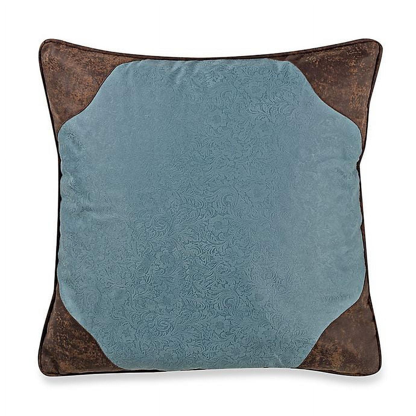 HiEnd Accents Calhoun Turquoise Euro Sham