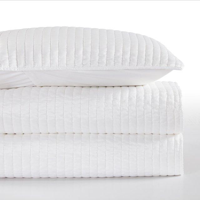 Indigo Hill by HiEnd Accents Satin Channel Silky Satin Design Solid Color Classic Modern Quilt Set