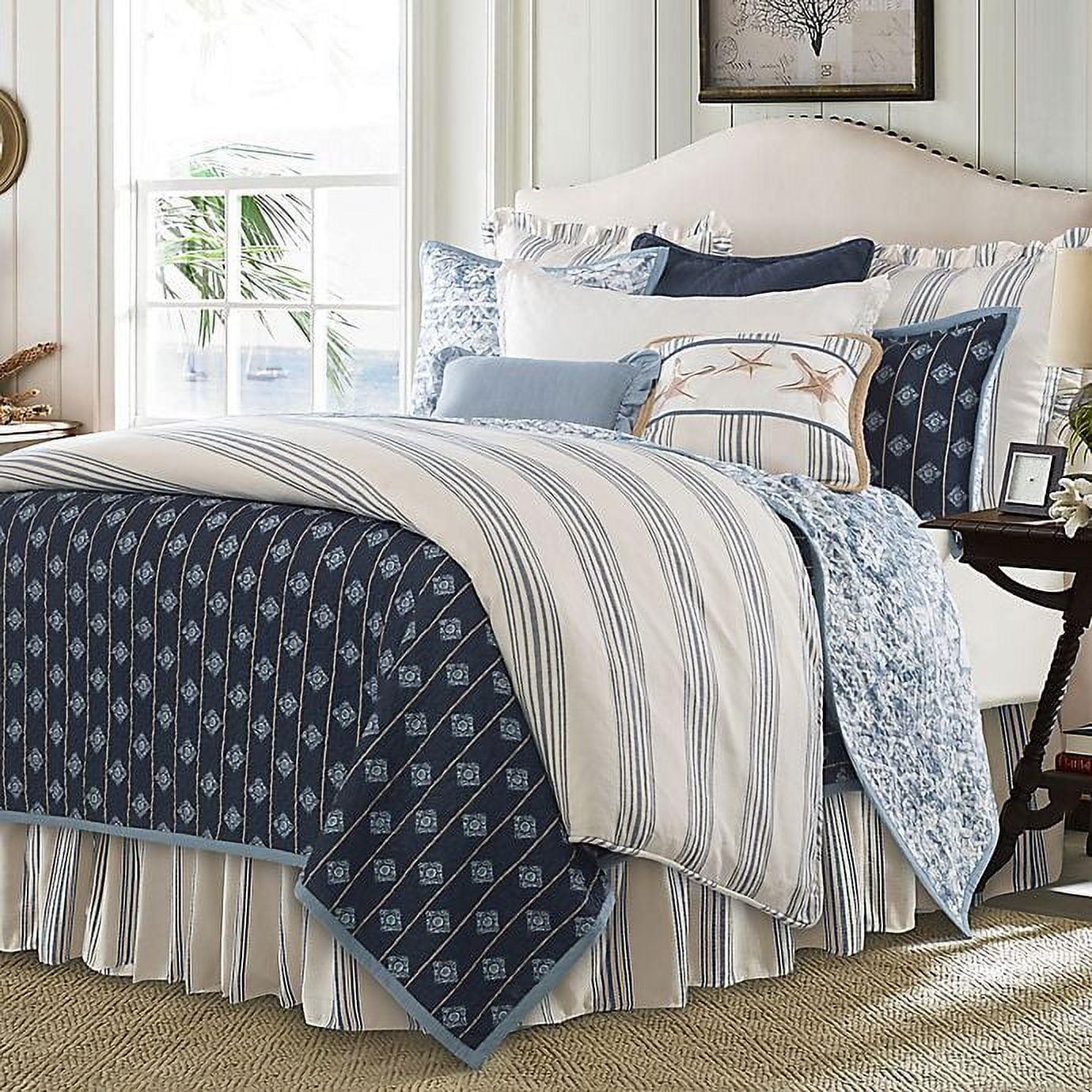 HiEnd Accents Skyler Coastal Cotton Abstract Quilt Set