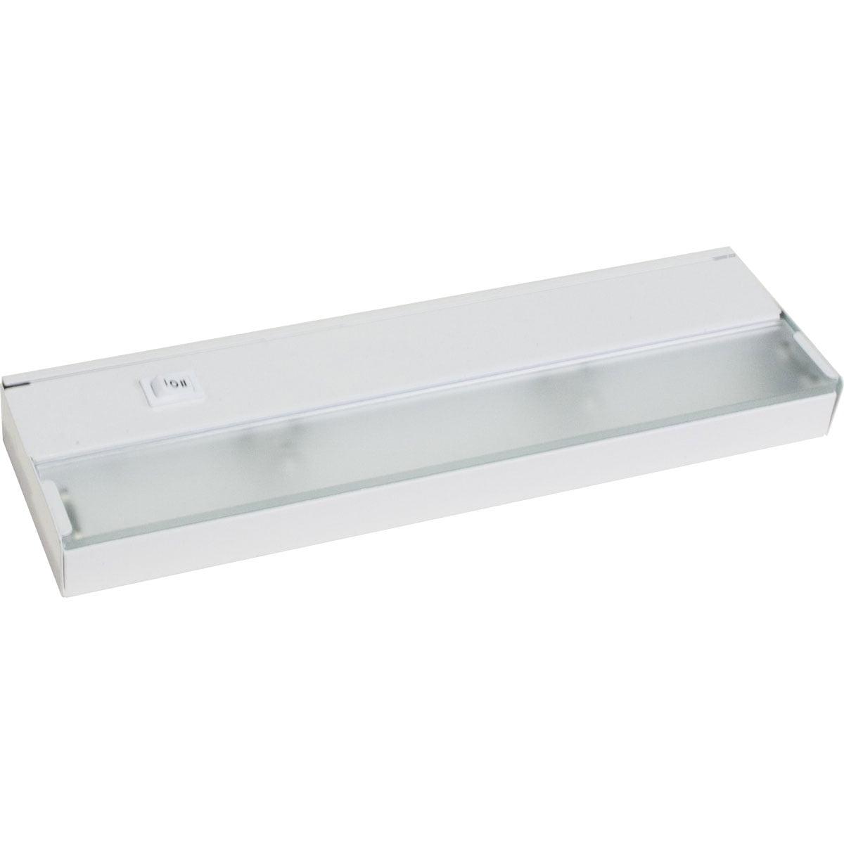 White 12" Xenon Two-Light Undercabinet Fixture