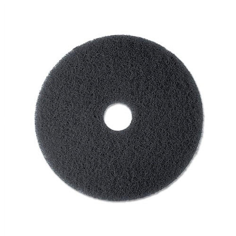 Black 17-Inch High Productivity Floor Stripping Pad