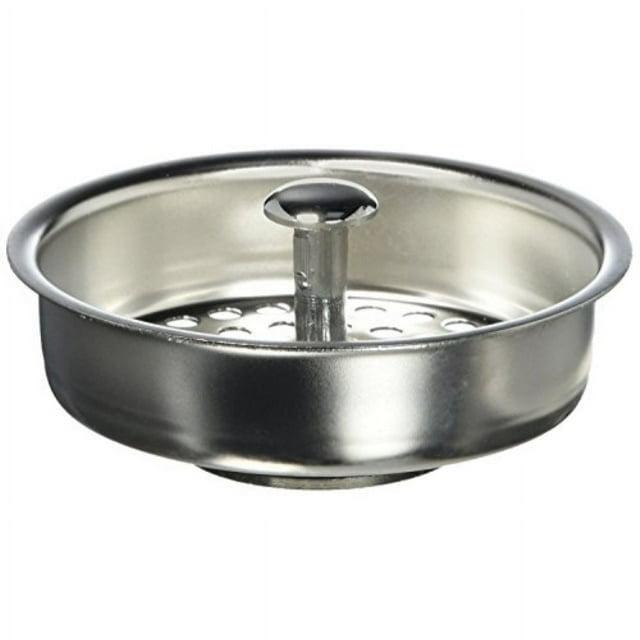 Highcraft 97353 Kitchen Sink Basket Strainer Replacement for Kohler Style Drains Stainless Steel Stopper (Can Vary in 2 Styles)
