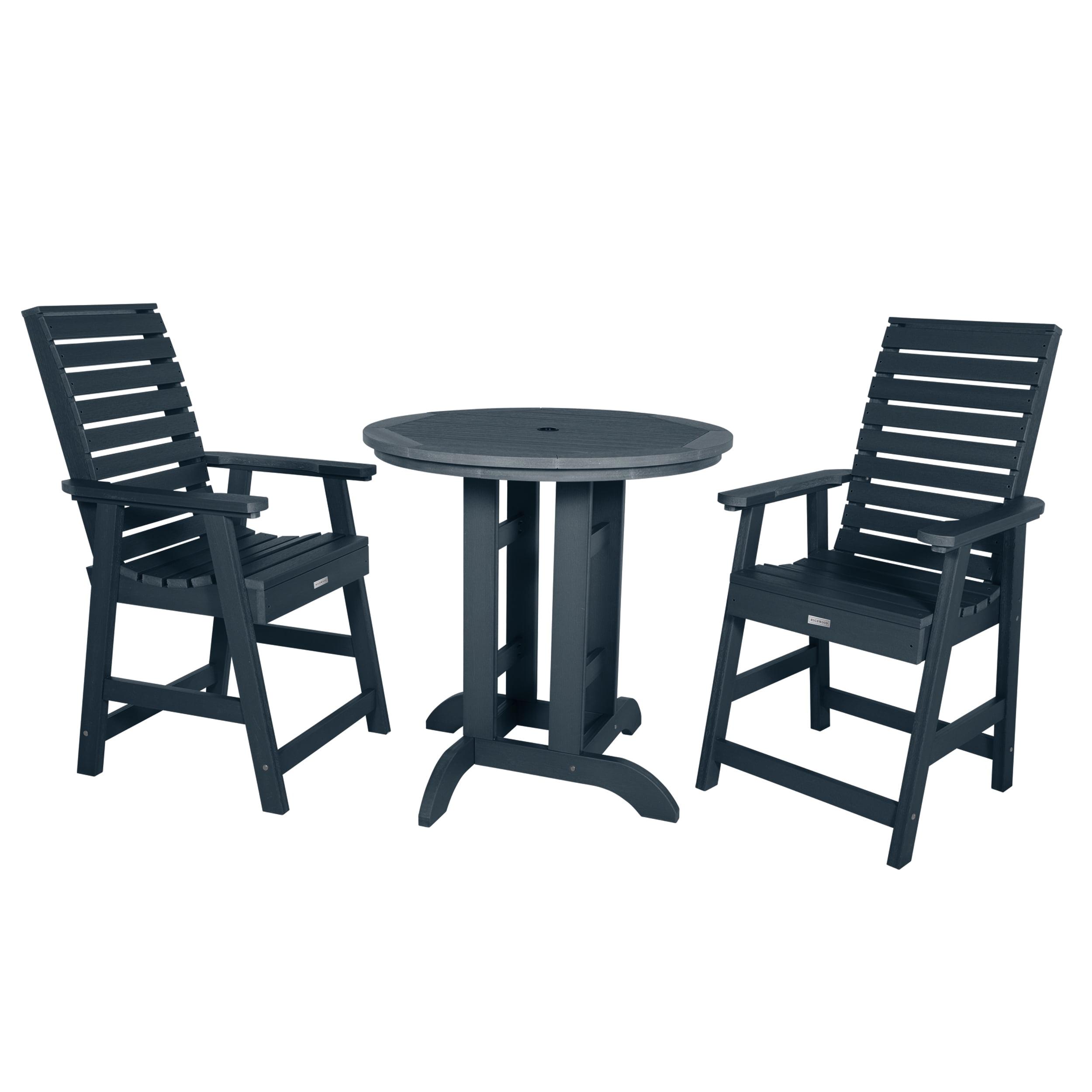 Anette 2-Person 36" Round, Counter-Height Dining Set