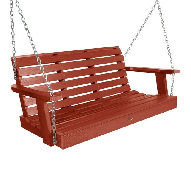 Highwood 4ft Weatherly Porch Swing - Outdoor, Eco-friendly, Synthetic Wood