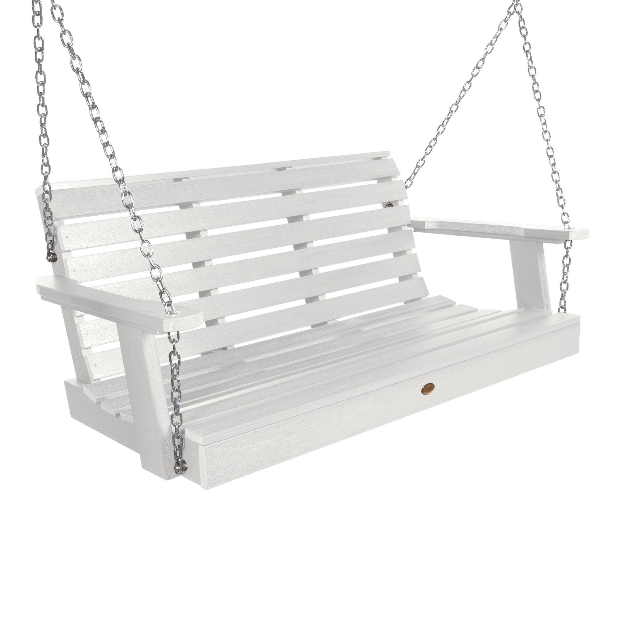 Weatherly 4' Porch Swing - White - highwood: Outdoor Relaxation, Fade-Resistant, 500lb Capacity