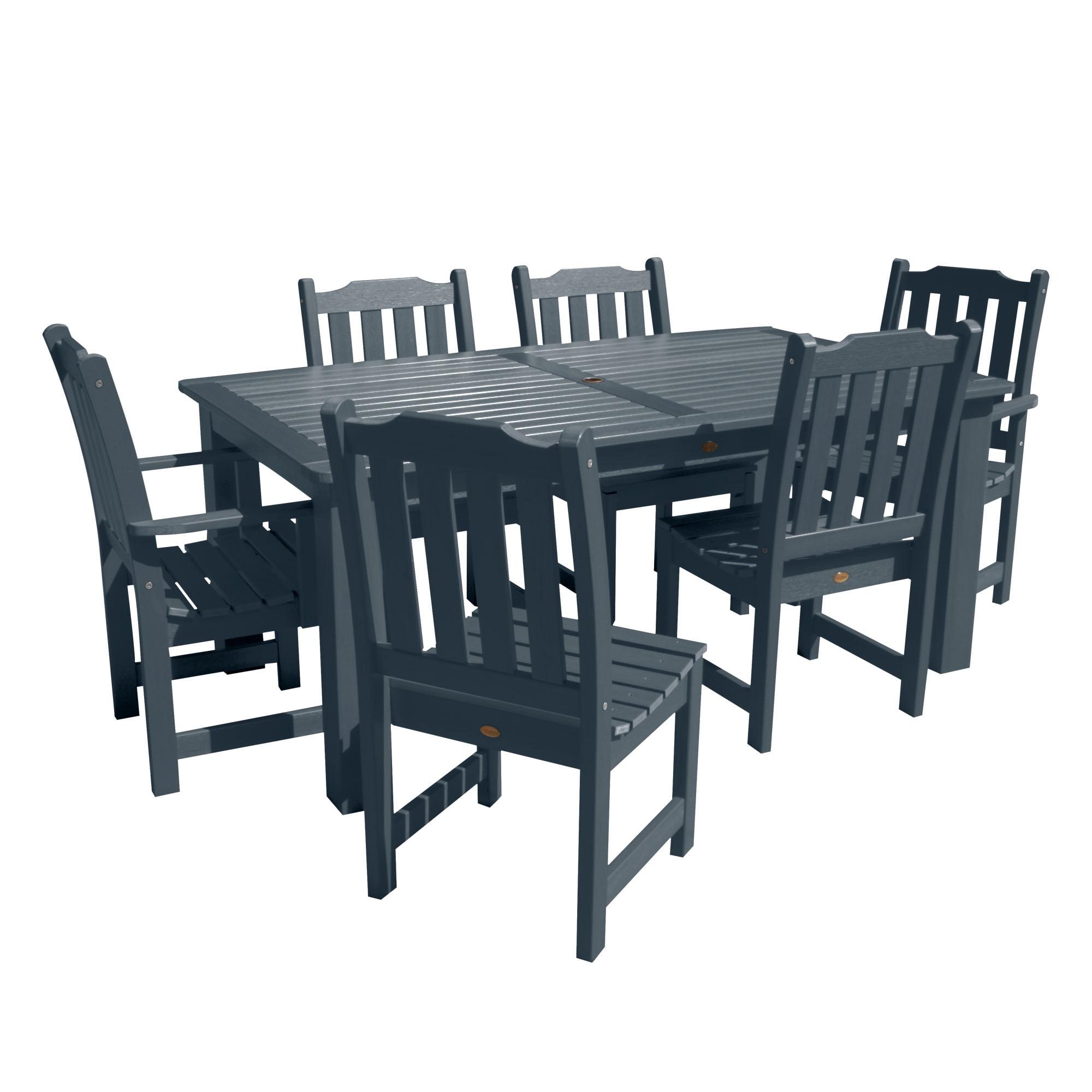 Lehigh 7 Piece Rectangular Dining Set 84" x 42"