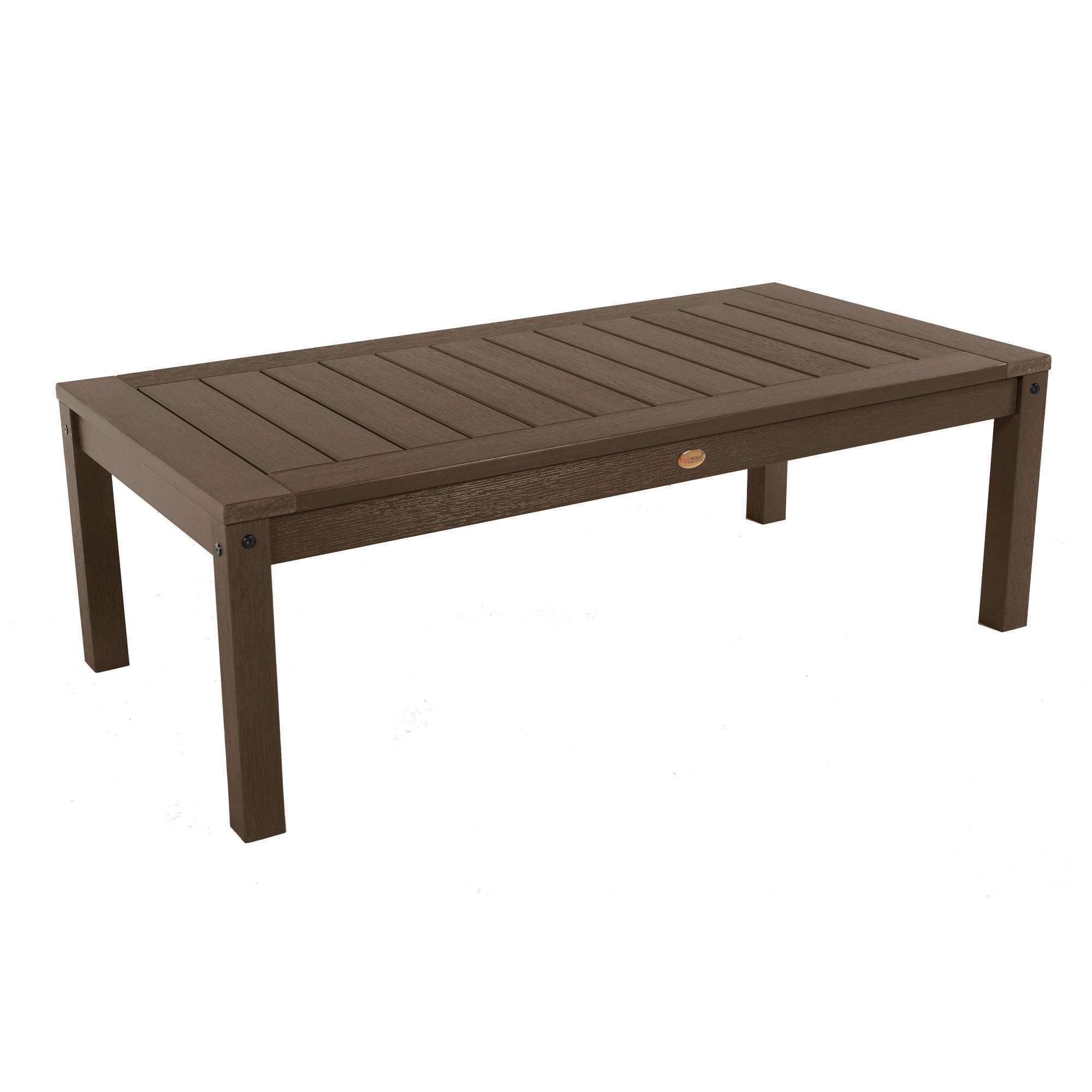 Weathered Acorn Adirondack Outdoor Conversation Coffee Table