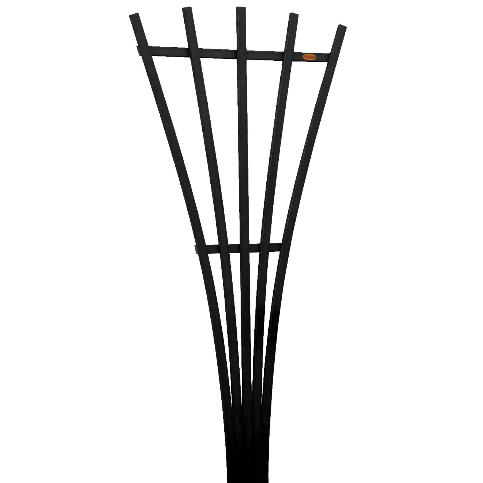 Algunde 71'' H x 30'' W Plastic Fan Trellis