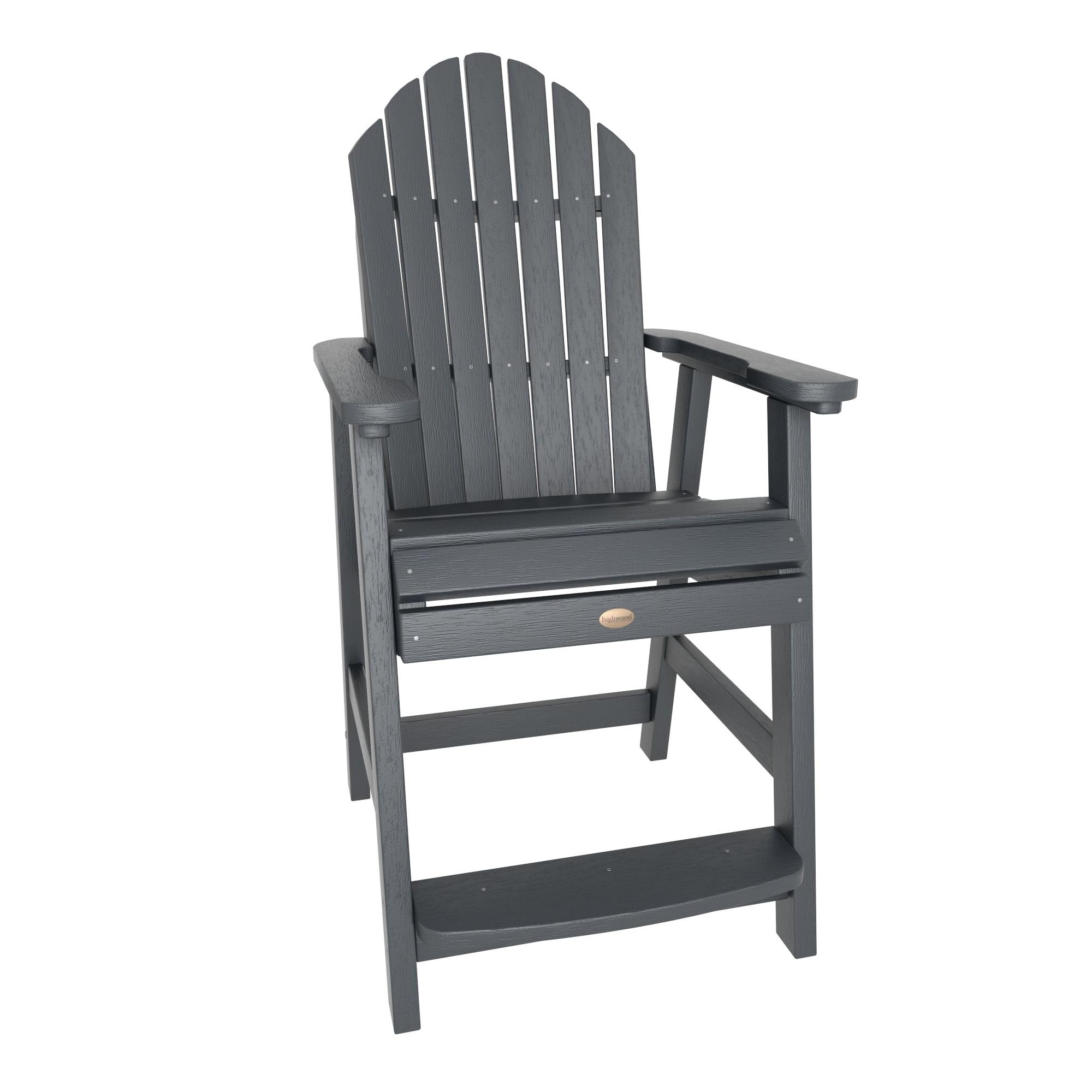 Federal Blue Highwood Hamilton Counter-Height Adirondack Chair