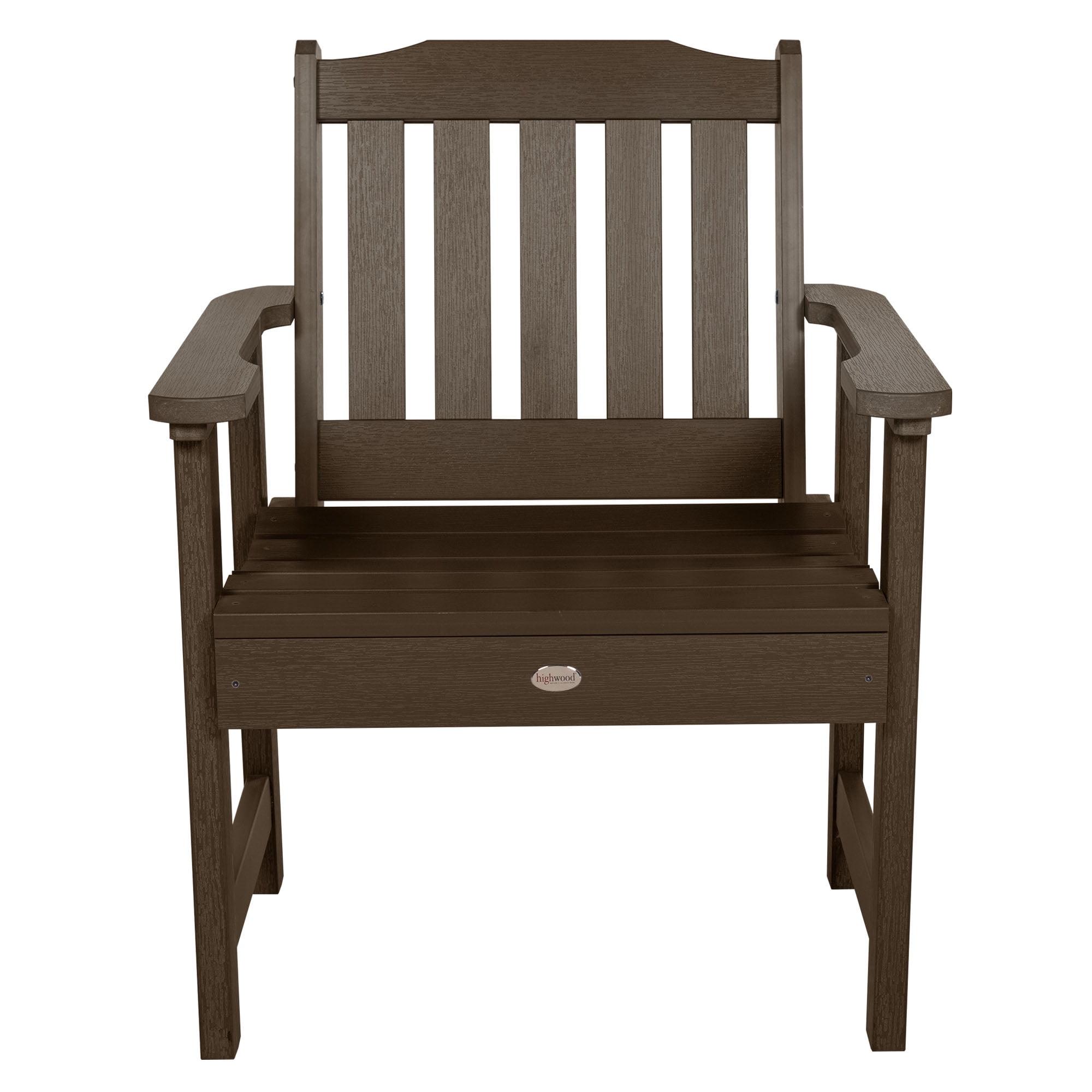 Weathered Acorn Synthetic Wood Outdoor Garden Chair