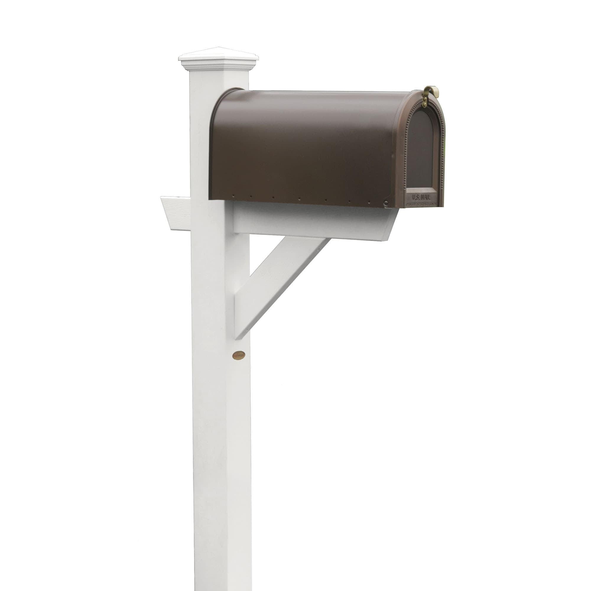 Highwood Poly Lumber Hazleton Mailbox Post - In-Ground, 58" H, 4" x 4" Post