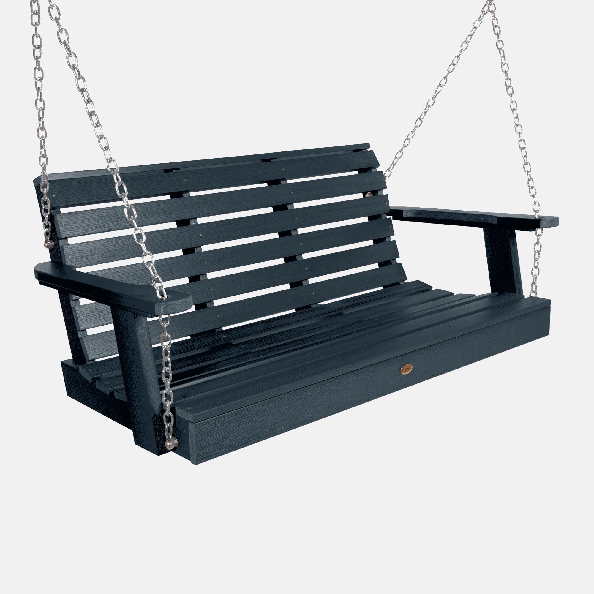 Weatherly 4' Porch Swing - Federal Blue - highwood: Outdoor Furniture with Hanging Chains