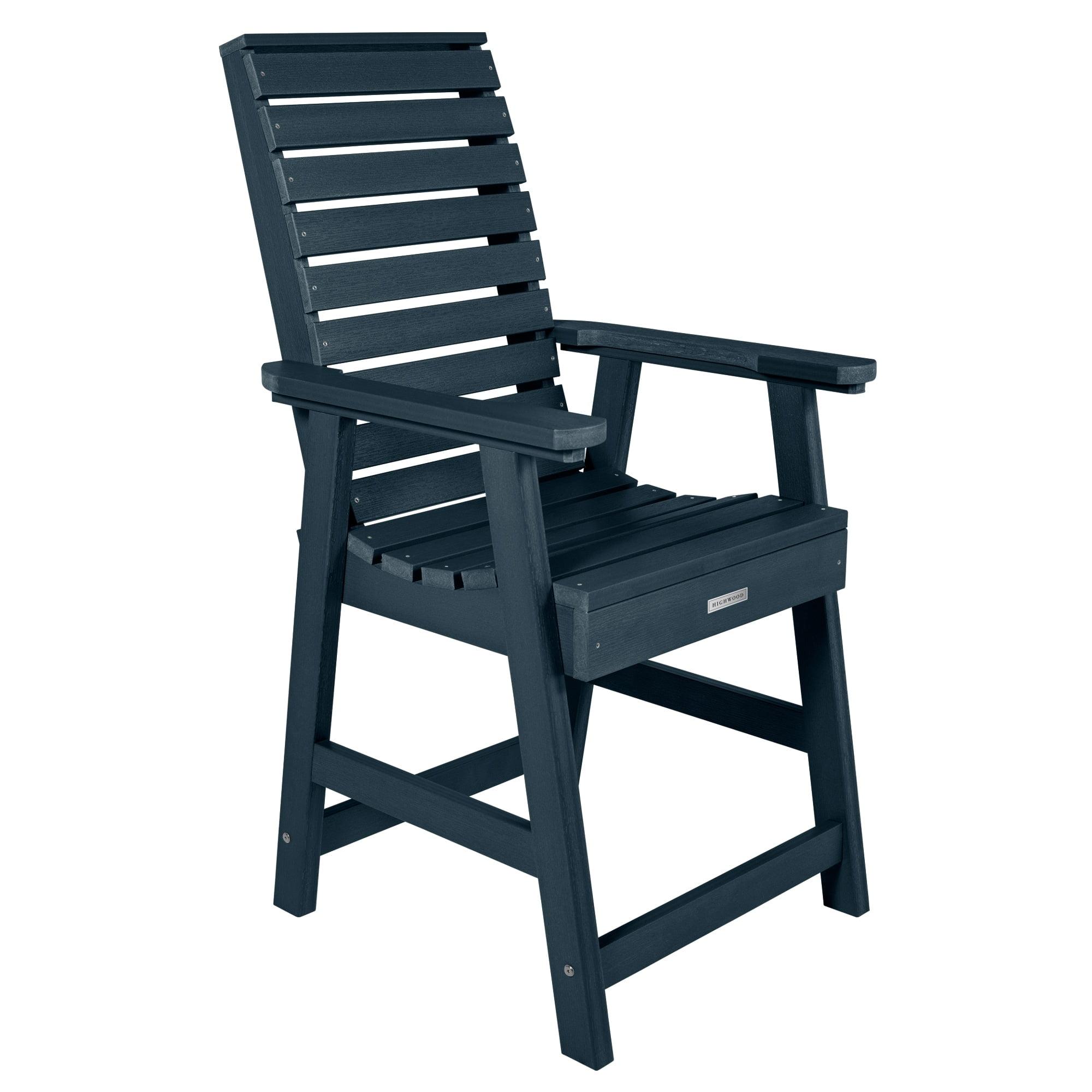 Weatherly Blue Counter Height Outdoor Dining Chair