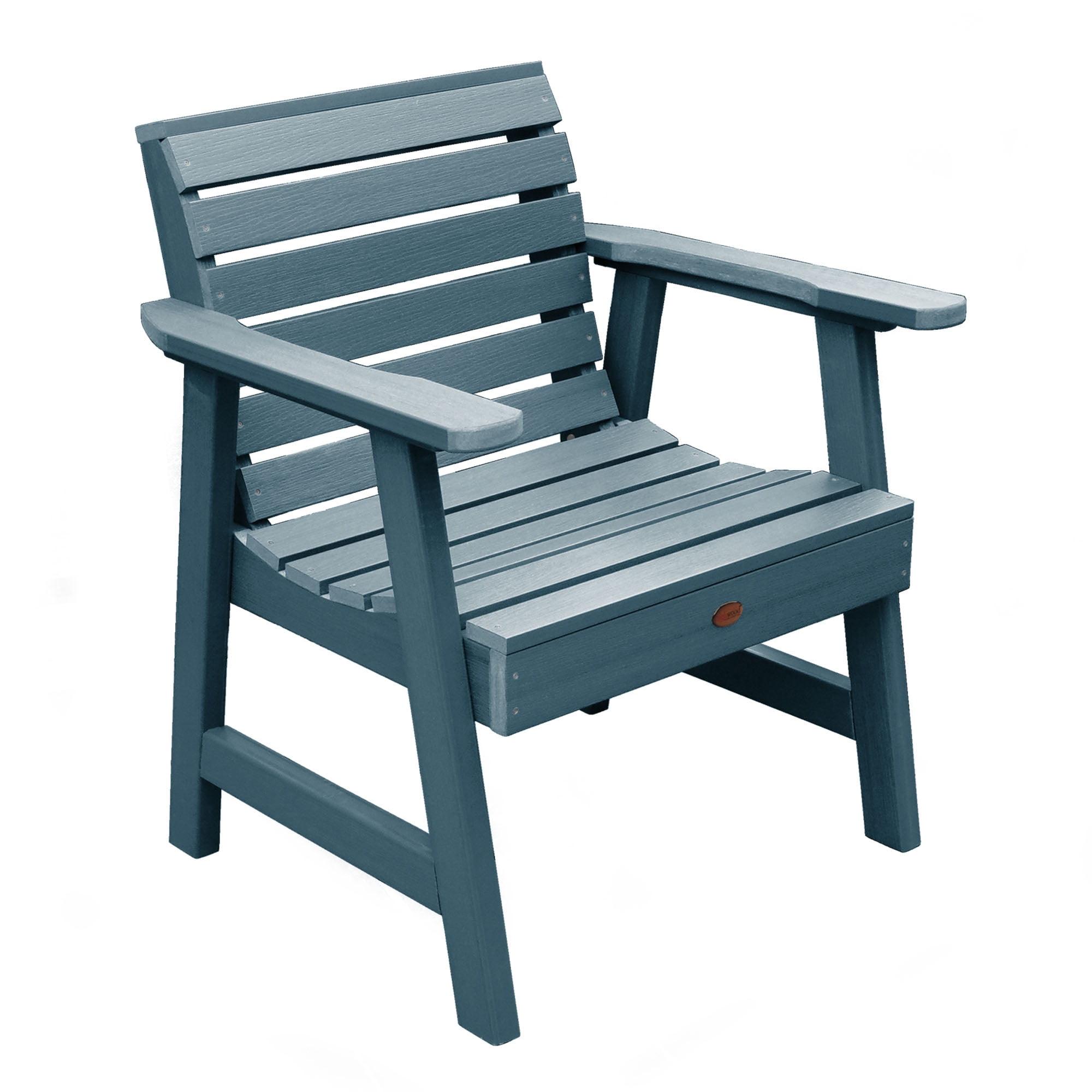 Nantucket Blue Modern Plastic Lounge Chair for Outdoor Relaxation