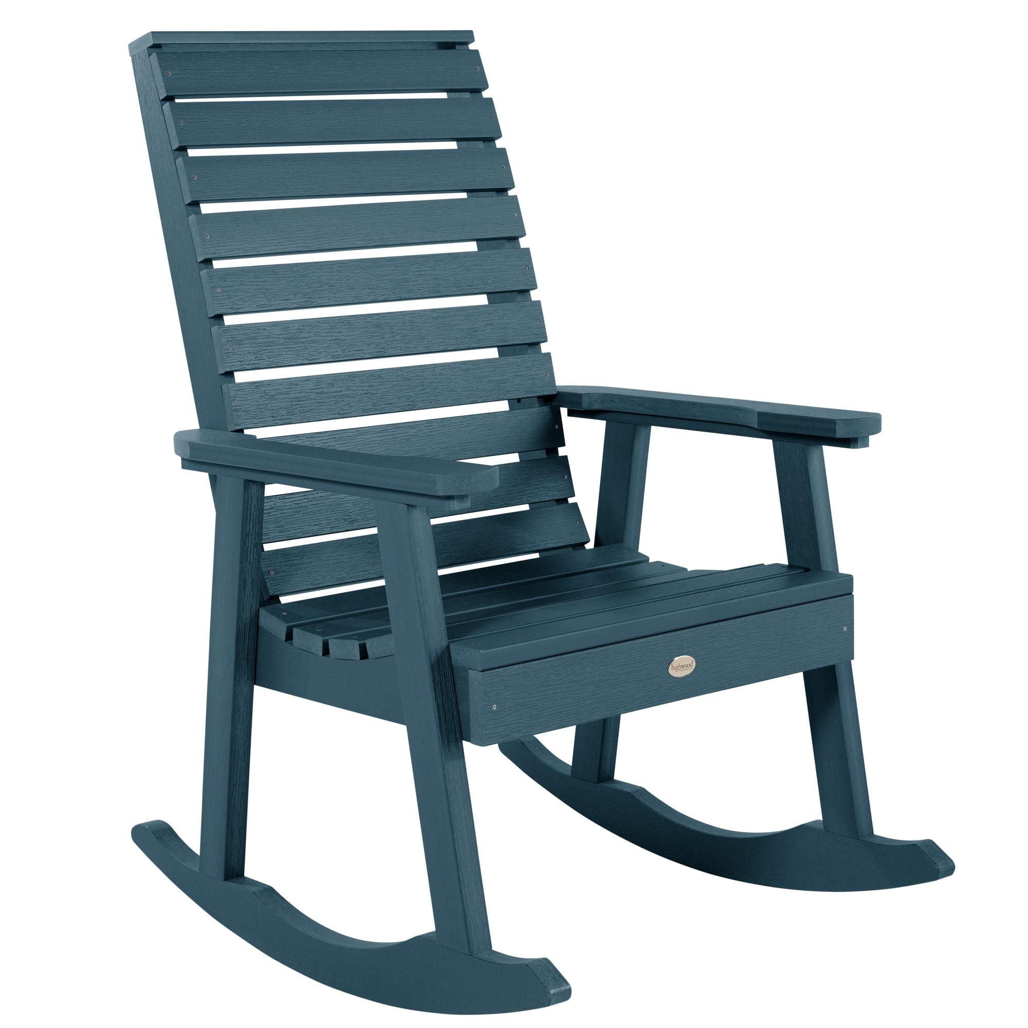 Weatherly Rocking Patio Chair Nantucket Blue - highwood