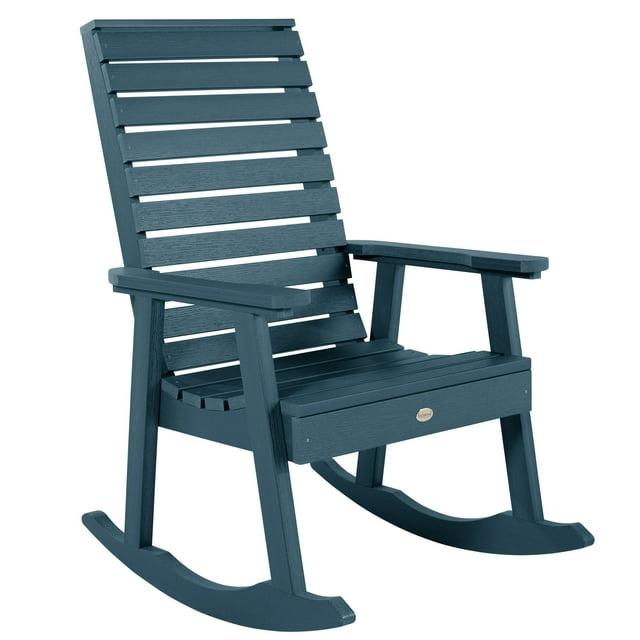 Weatherly Rocking Patio Chair Nantucket Blue - highwood