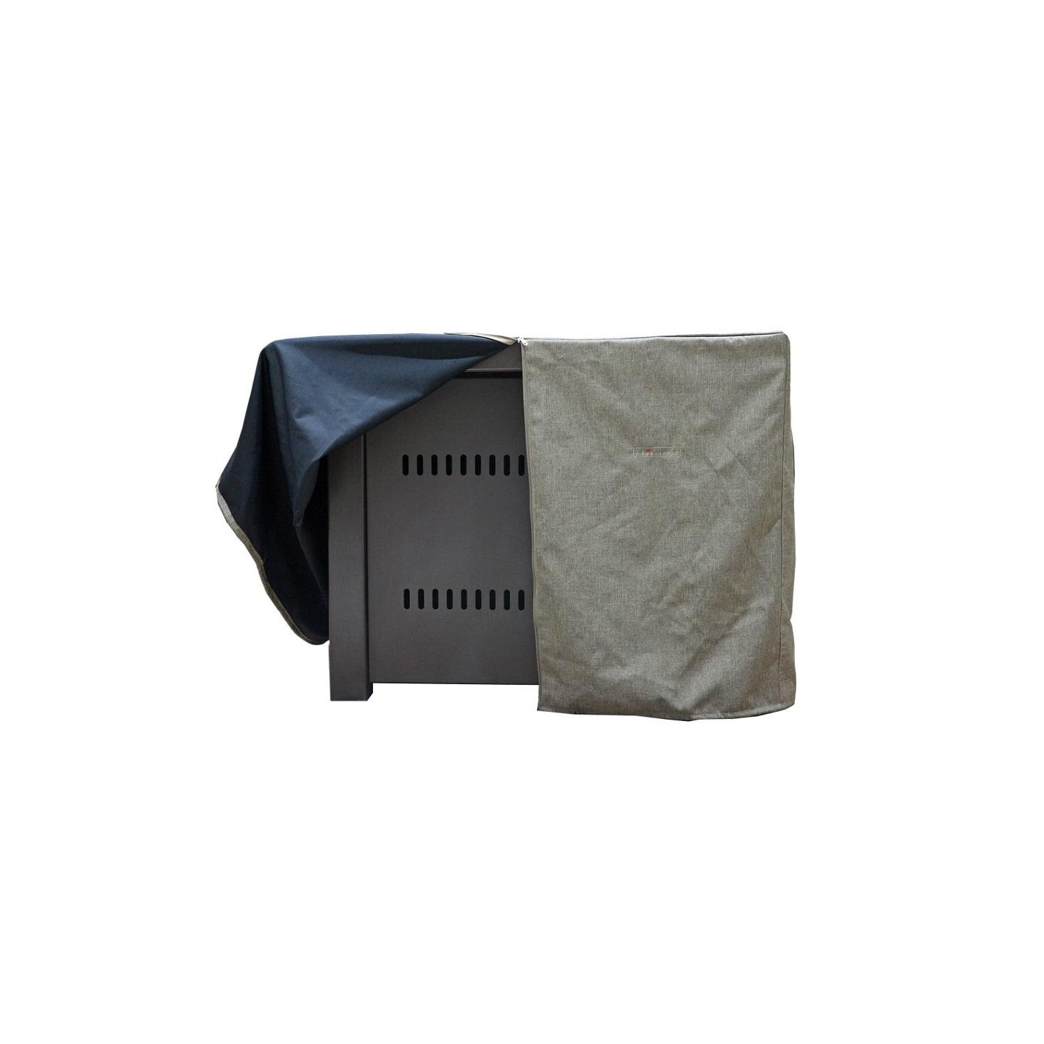 Square Fire Pit Commercial Cover - Tan - AZ Patio Heaters: Weather-Resistant, Zippered, Polyester & TPU