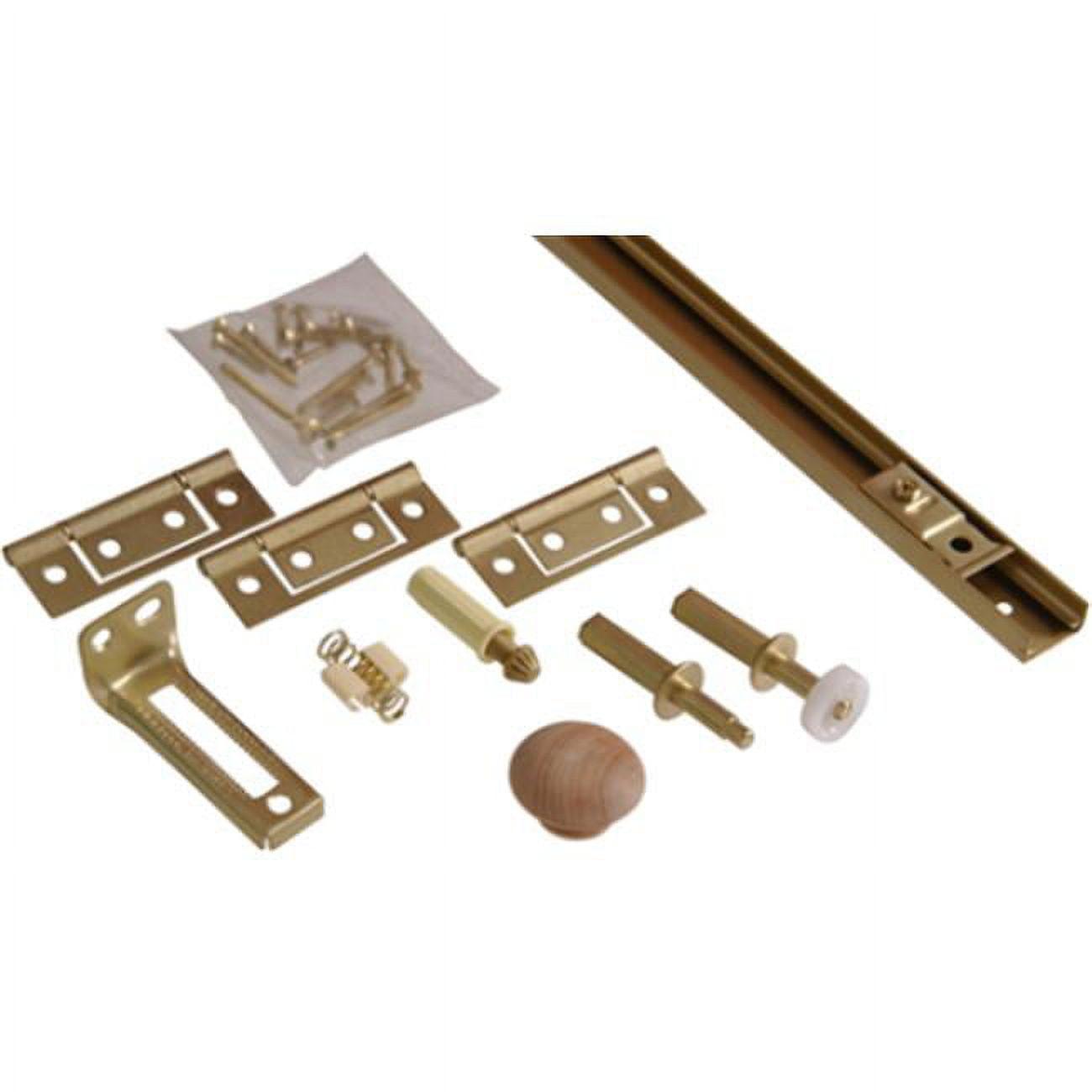 36-Inch Brass Bi-Fold Door Hardware Installation Kit