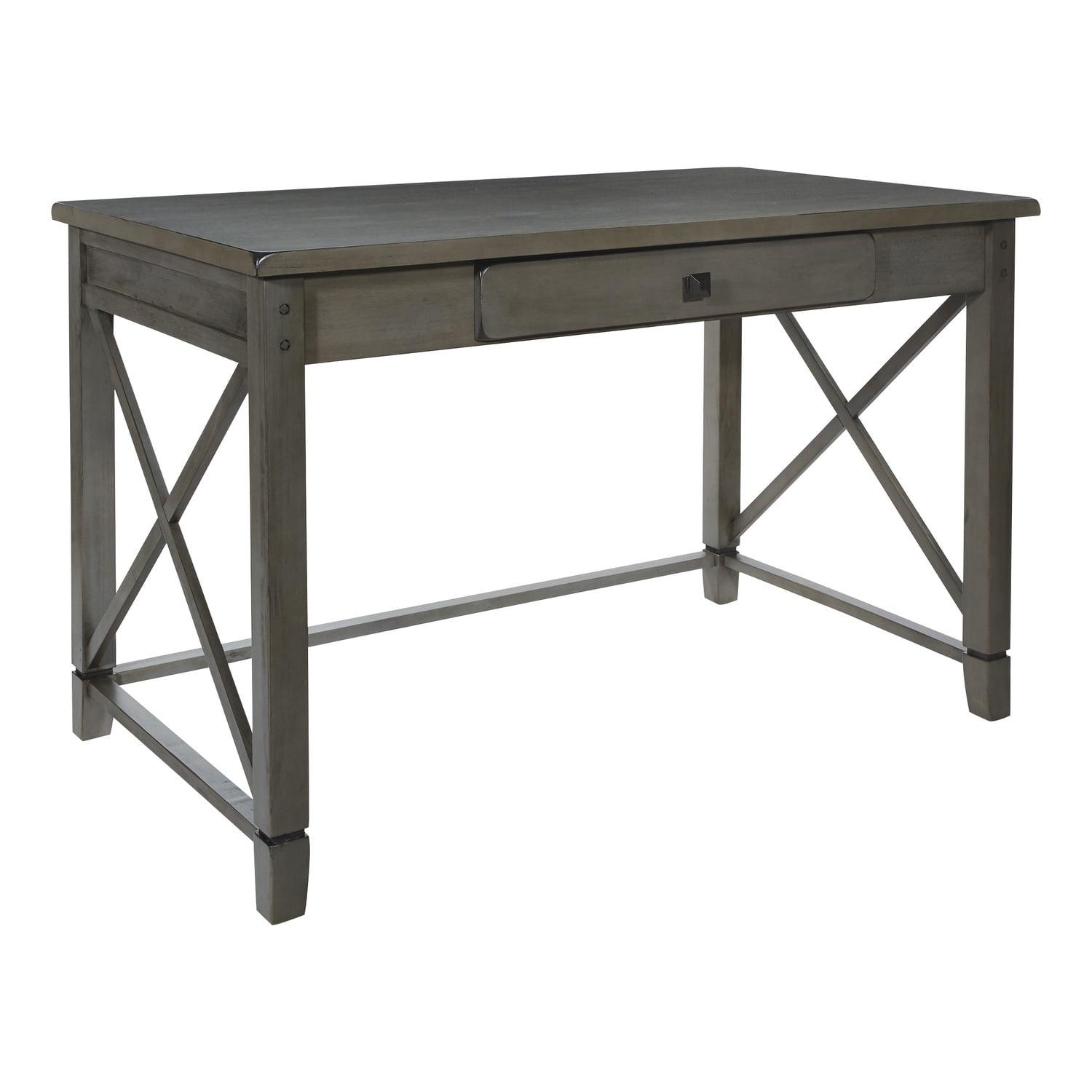 Hillsboro Writing Desk in Gray Wash K/D by OSP Home Furnishings