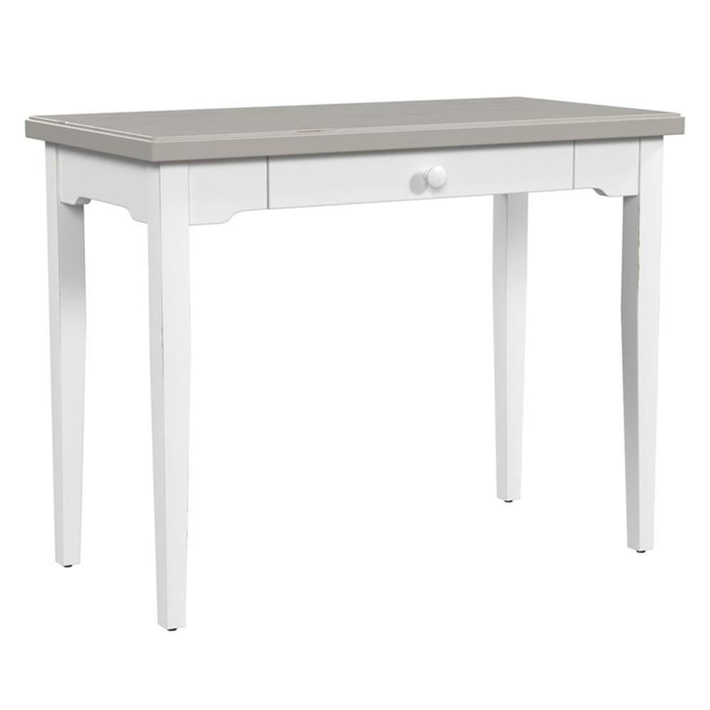 Hillsdale Furniture Clarion Wood Single Drawer Desk: Farmhouse Style, 75lb Capacity