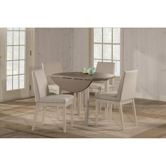 Hillsdale Furniture Clarion Wood Round Counter Height Table Top in Distressed Gray