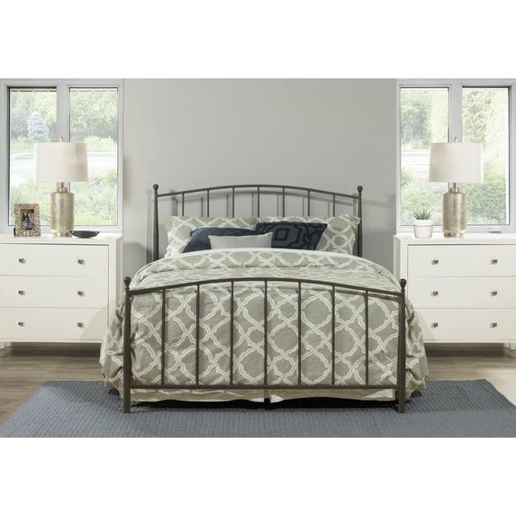 Hillsdale Furniture Warwick Gray Bronze Metal Queen Bed