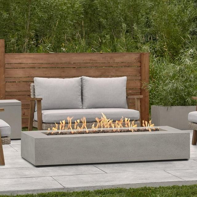 Magnus Fire Table - Flint / Long Rectangle
